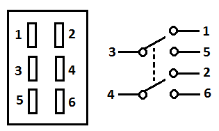 DPDT toggle switch wiring diagram